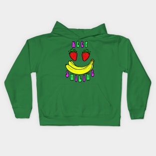 Keep Smiling: A Fruity and Joyful Design Kids Hoodie